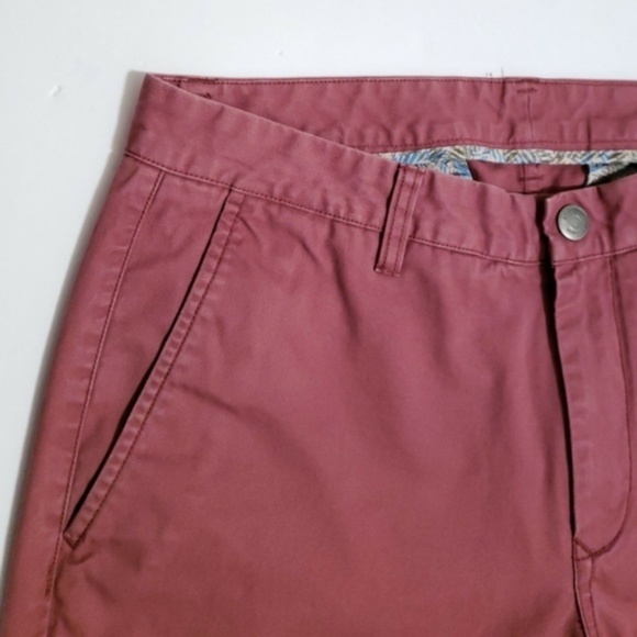 Bonobos ATHLETIC FIT Slim Red Chino Pants 32 30 - Picture 2 of 8